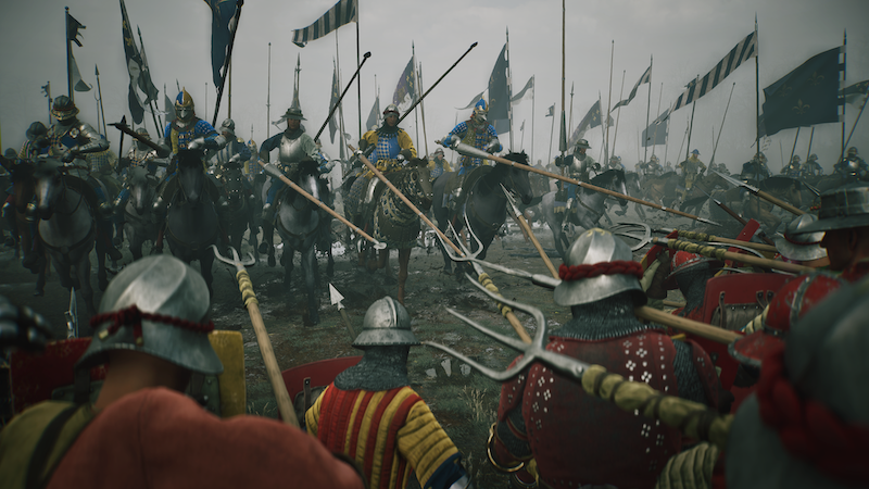 Chronicles: Medieval cavalry charge attack showcasing tactical combat